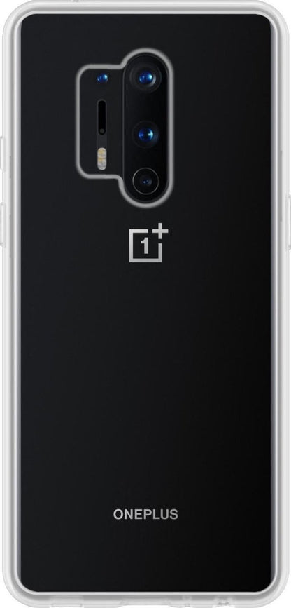OnePlus 8 Pro Hoesje Siliconen Backcover Lichtgewicht - Transparant