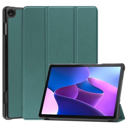 Lenovo Tab M10 (3rd gen) Trifold Bookcase Hoes - Donkergroen