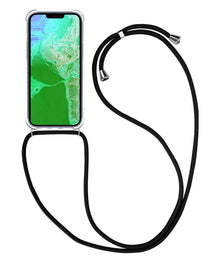 iPhone 14 Pro Hoesje met Koord Backcover Shockproof - Transparant