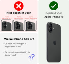 iPhone 16 Hoesje Met Telefoonkoord en Pasjeshouder Siliconen - Zwart