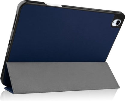 iPad Air 2020 Hoesje Book Case Met Apple Pencil Uitsparing - Donkerblauw