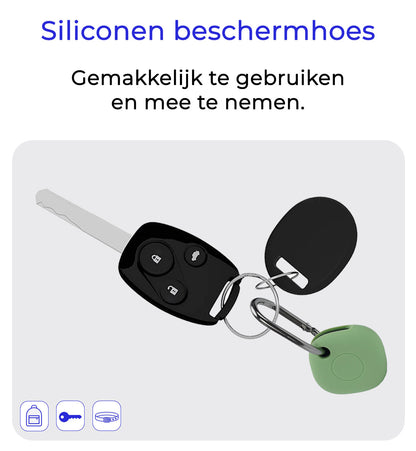 Samsung SmartTag+ Hoesje Siliconen Full Cover Lichtgewicht - Groen