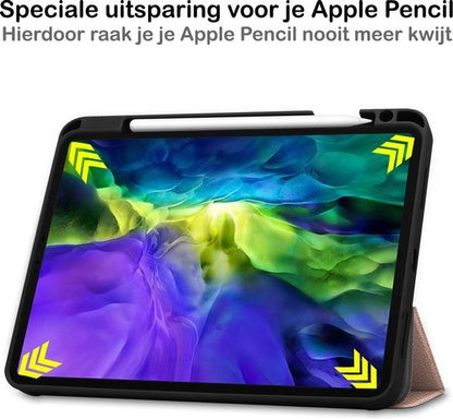 iPad Pro 2020 (11 inch) Hoesje Book Case Met Apple Pencil Uitsparing - Rosðð goud