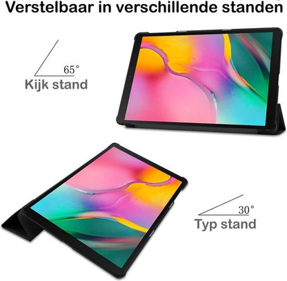 iPad Air 1 Trifold Bookcase Hoes - Rosé goud