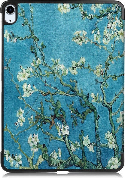 iPad Air 2020 Trifold Bookcase Hoes - Bloesem