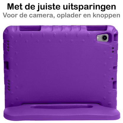 iPad 2022 Hoesje Kids Cover Bumper - Paars