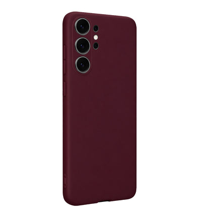 Samsung S26 Ultra Hoesje Siliconen Backcover Lichtgewicht - Aubergine