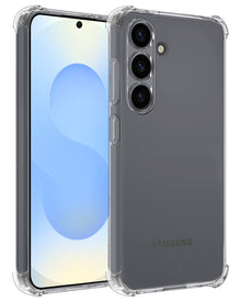 Samsung S25 Plus Hoesje Shockproof Backcover Siliconen - Transparant