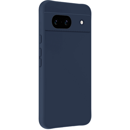 Google Pixel 8a Hoesje Siliconen Backcover Lichtgewicht - Donkerblauw