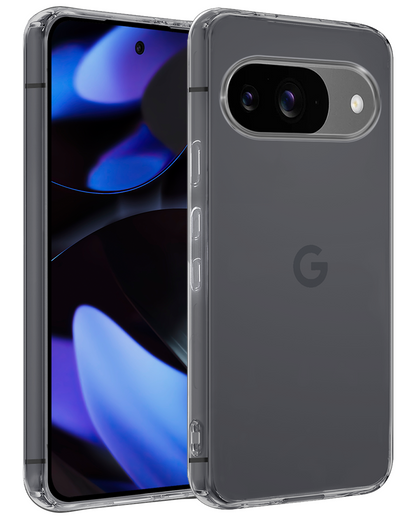 Google Pixel 9 Hoesje Siliconen Backcover Lichtgewicht - Transparant