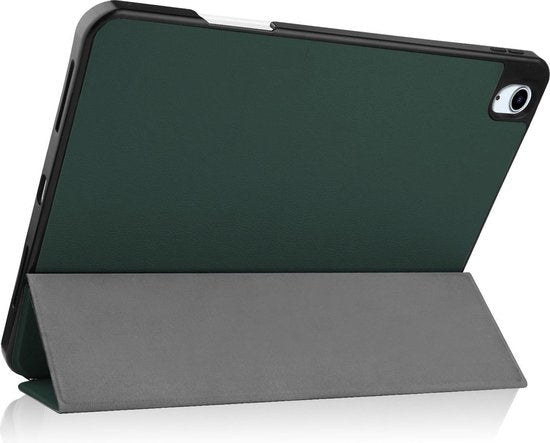 iPad Air 2020 Hoesje Book Case Met Apple Pencil Uitsparing - Donkergroen