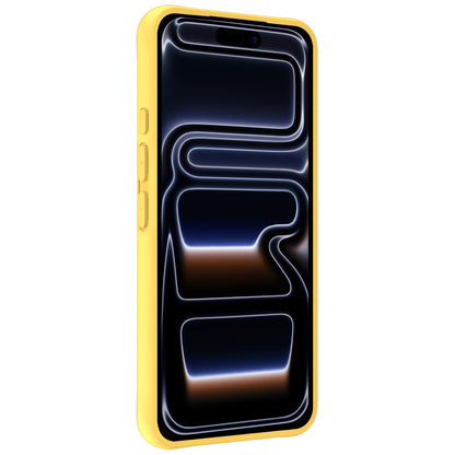 iPhone 17 Pro Hoesje Siliconen Backcover Lichtgewicht - Geel