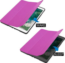 iPad Air 1/2 / Pro 9.7 / 2017/2018 Trifold Bookcase Hoes - Paars