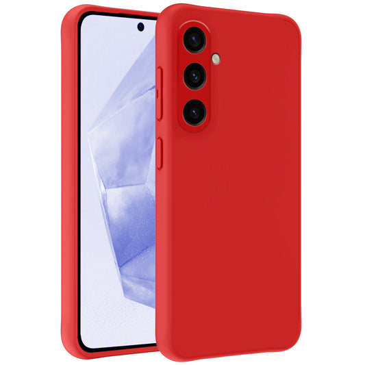 Samsung A35 Hoesje Siliconen - Rood