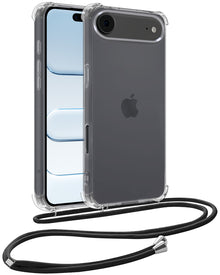 iPhone Air Hoesje met Koord Backcover Shockproof - Transparant
