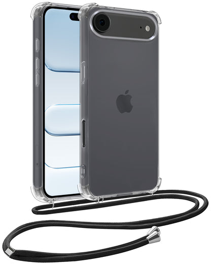 iPhone Air Hoesje met Koord Backcover Shockproof - Transparant