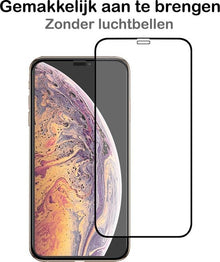 iPhone Xs Max Screenprotector Gehard Glas - Full Screen