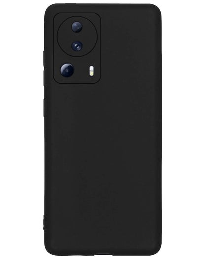 Xiaomi 13 Lite Hoesje Siliconen Backcover Lichtgewicht - Zwart