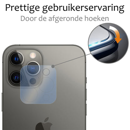 iPhone 15 Pro Camera Screenprotector Gehard Glas