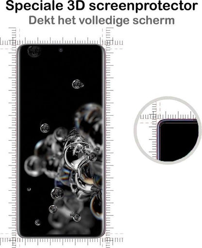 Samsung S20 Ultra Screenprotector Gehard Glas - Anti-kras