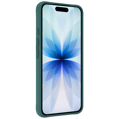 iPhone 17 Hoesje Siliconen Backcover Lichtgewicht - Donkergroen