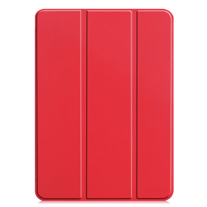iPad Pro 2021 (11 inch) Trifold Bookcase Hoes - Rood