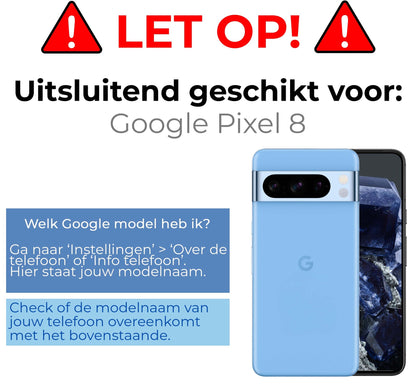 Google Pixel 8 Screenprotector Gehard Glas - Privacy