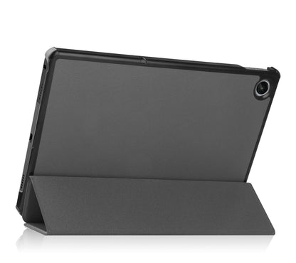 Lenovo Tab M10 Plus 3rd Gen Trifold Bookcase Hoes - Grijs