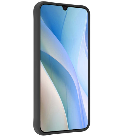 Samsung A15 Hoesje Siliconen Backcover Lichtgewicht - Zwart