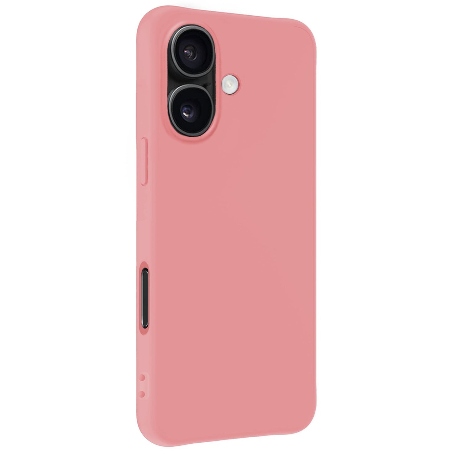 iPhone 16 Plus Hoesje Siliconen - Lichtroze