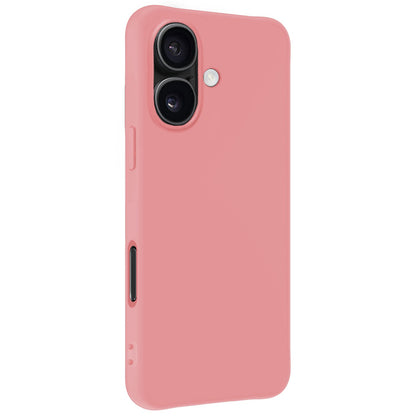 iPhone 16 Plus Hoesje Siliconen - Lichtroze