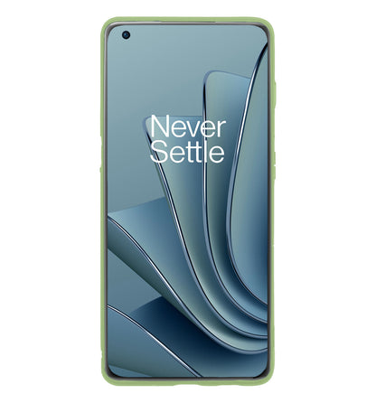 OnePlus 10 Pro Hoesje Siliconen Backcover Lichtgewicht - Groen