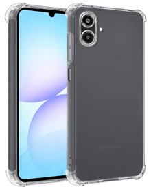 Samsung A07 Hoesje Shockproof Backcover Siliconen - Transparant