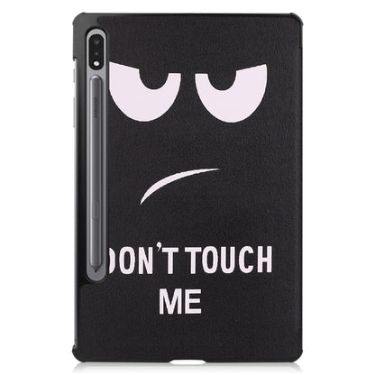 Samsung Galaxy Tab S8 Ultra Trifold Bookcase Hoes - Don't Touch Me