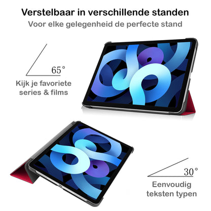 iPad Air 2022 Hoesje Book Case - Rood