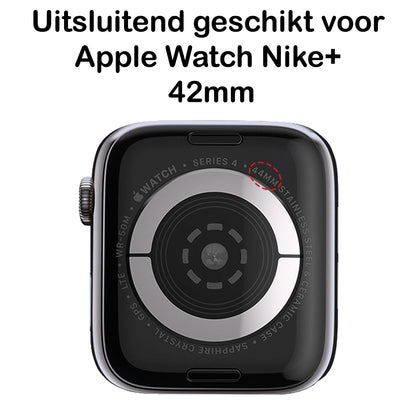 Apple Watch 42 mm Hoesje Siliconen Backcover Lichtgewicht - Transparant