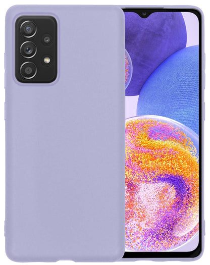 Samsung A23 Hoesje Siliconen - Lila