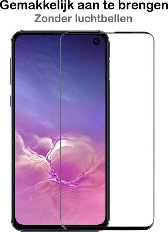 Samsung S10e Screenprotector Full Cover Tempered Glass