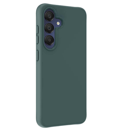 Samsung A15 Hoesje Siliconen Backcover Lichtgewicht - Donkergroen