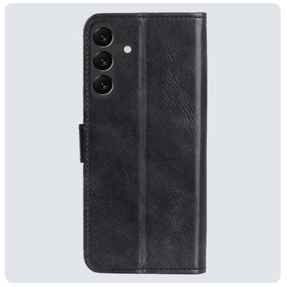 Samsung A15 Hoesje Bookcase Cover met Kaarthouder - Zwart