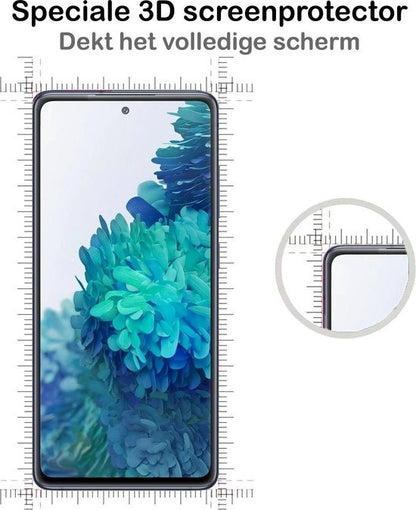 Samsung S20 FE Screenprotector Gehard Glas - Full Screen