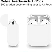 AirPods 1 Hoesje Siliconen Lichtgewicht - Wit