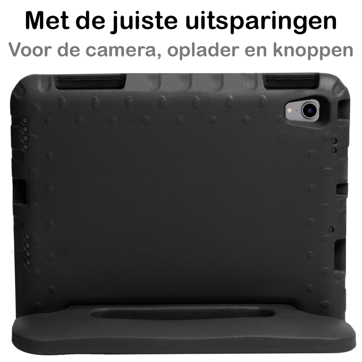 iPad Mini 6 Hoesje Kids Cover Bumper - Zwart