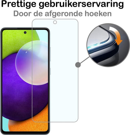 Samsung A52 Screenprotector Gehard Glas - Anti-kras