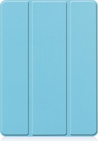 iPad 10.2 2019 Trifold Bookcase Hoes met Penhouder voor Apple Pen - Lichtblauw