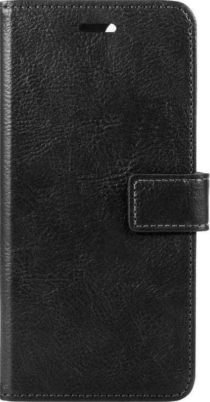 Samsung A22 5G Hoesje Bookcase Cover met Kaarthouder - Zwart