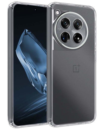 OnePlus 12 Hoesje Siliconen Backcover Lichtgewicht - Transparant