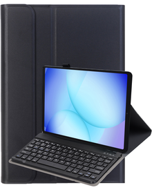 Samsung Galaxy Tab A11 Plus Toetsenbord Hoes met Uitneembaar toetsenbord - Zwart