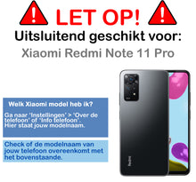Xiaomi Redmi Note 11 Pro Screenprotector Gehard Glas - Full Screen