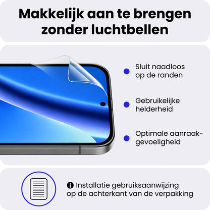 Google Pixel 10a Screenprotector Soft TPU - Full Screen